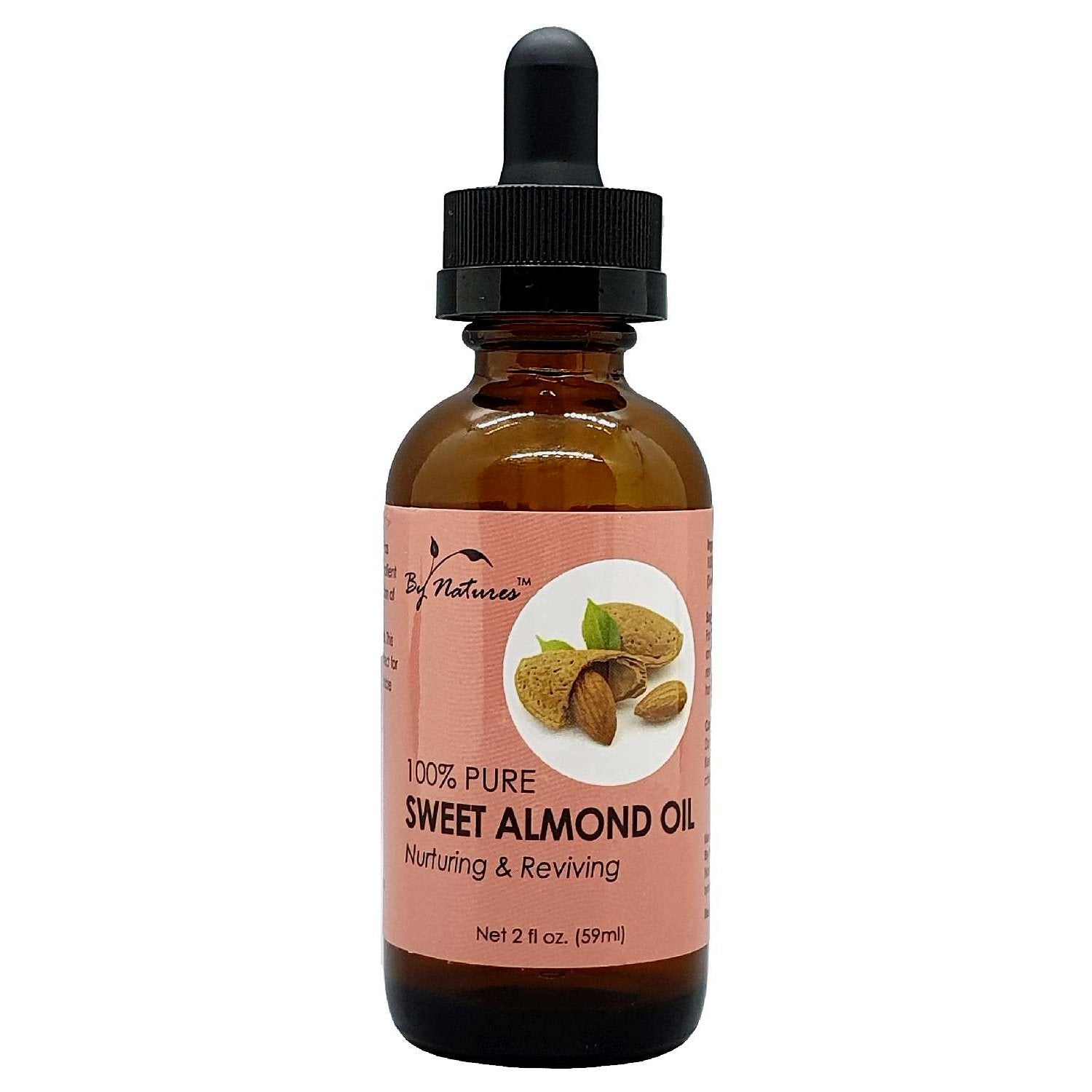By Natures 100% Pure Sweet Almond Oil 2 Oz