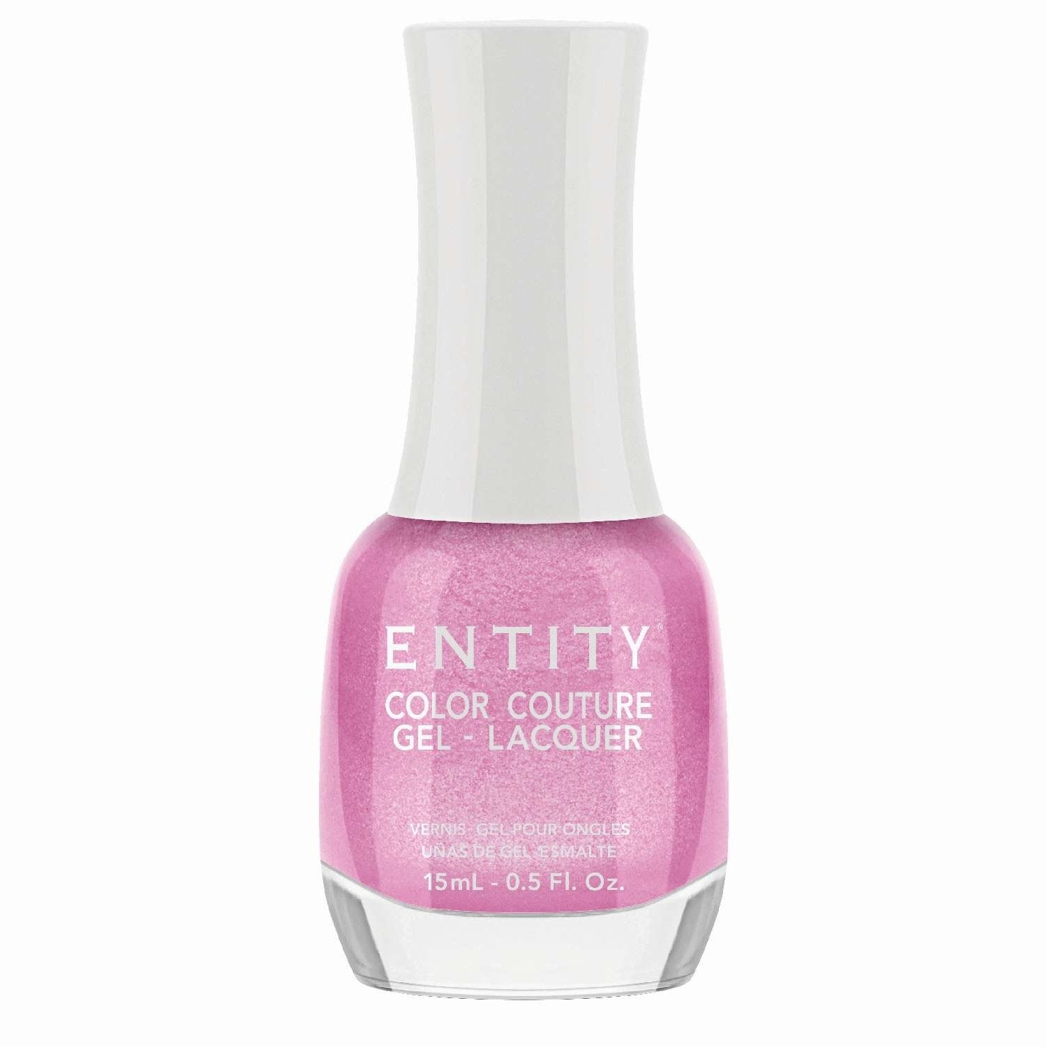 Entity Color Couture Gel Lacquer Beauty Icon 761 Ruching Pink 0.5 Fl Oz